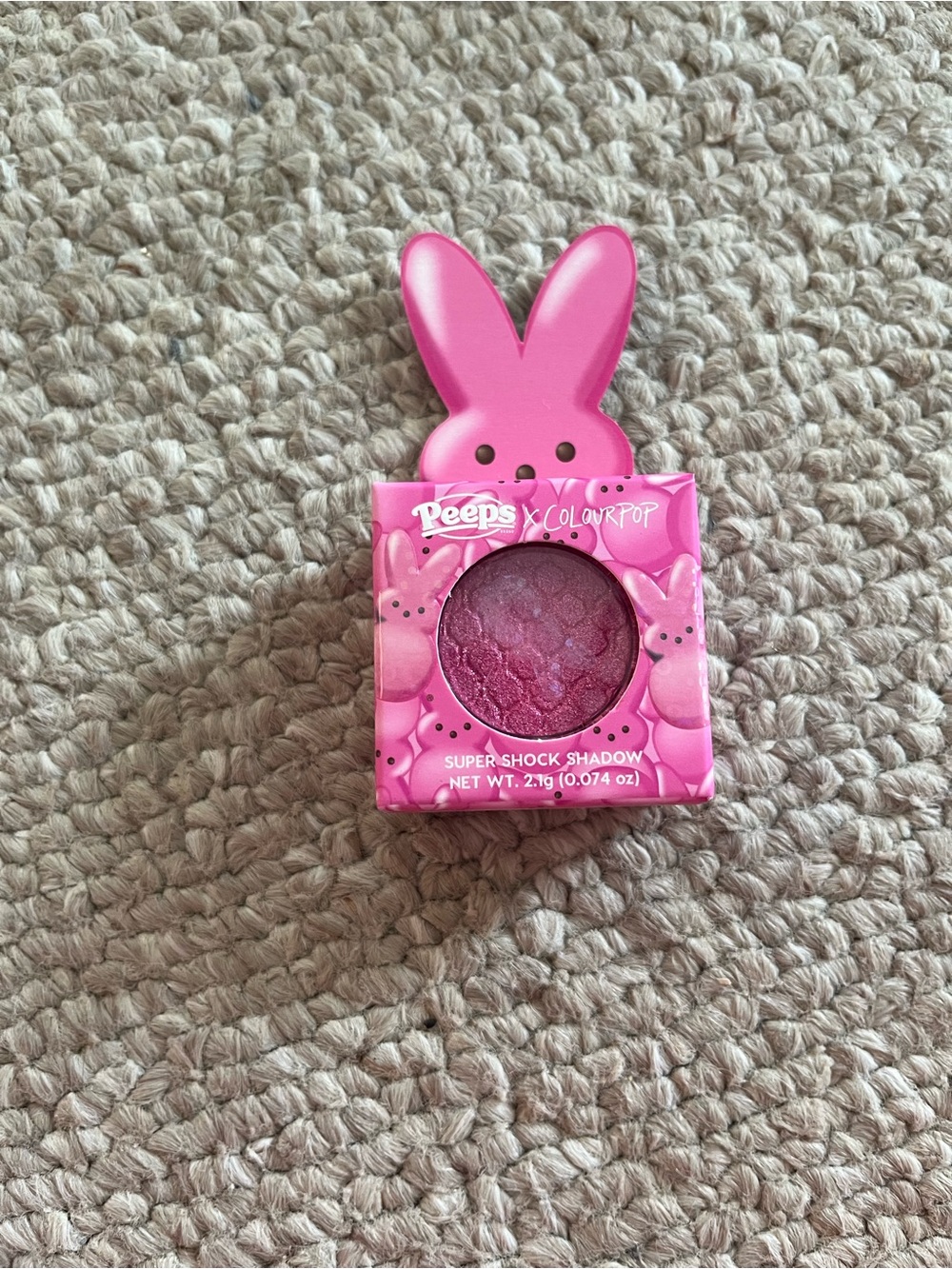 Peeps x ColourPop Pink Super Shock Shadow
